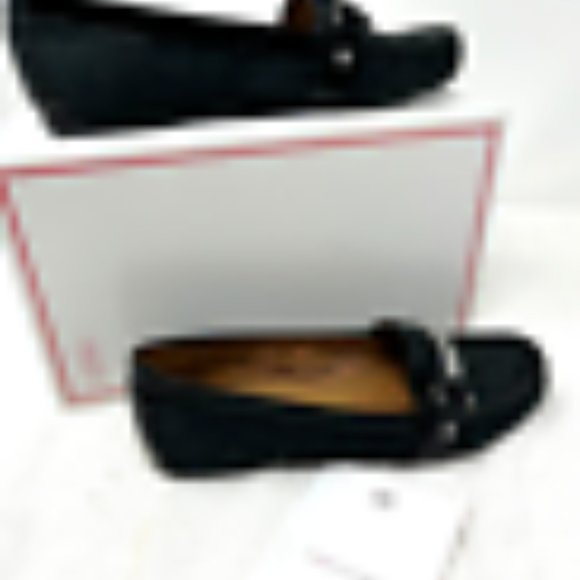 COACH black slip on shoe with logo and buckle size 7 - Picture 4 of 9